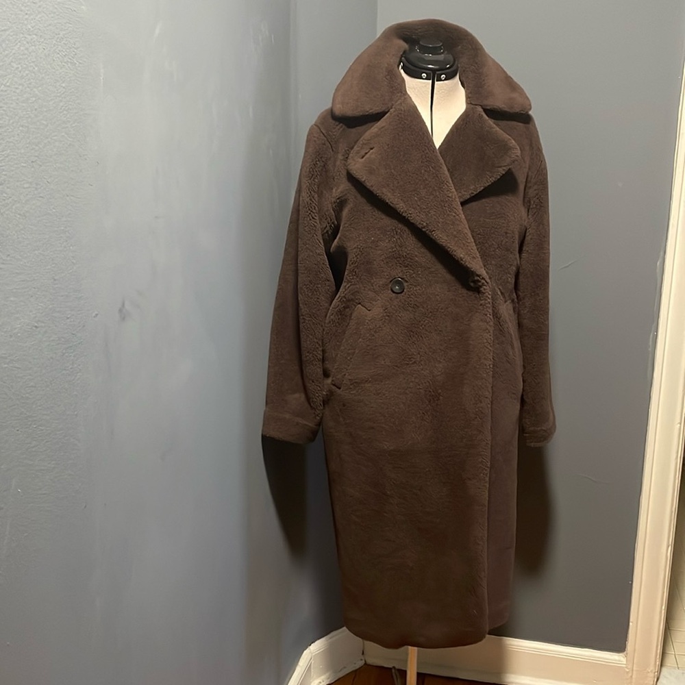 Los Angeles Atelier & Other Stories Winter Jacket in Chocolate Size-6 NWOT
